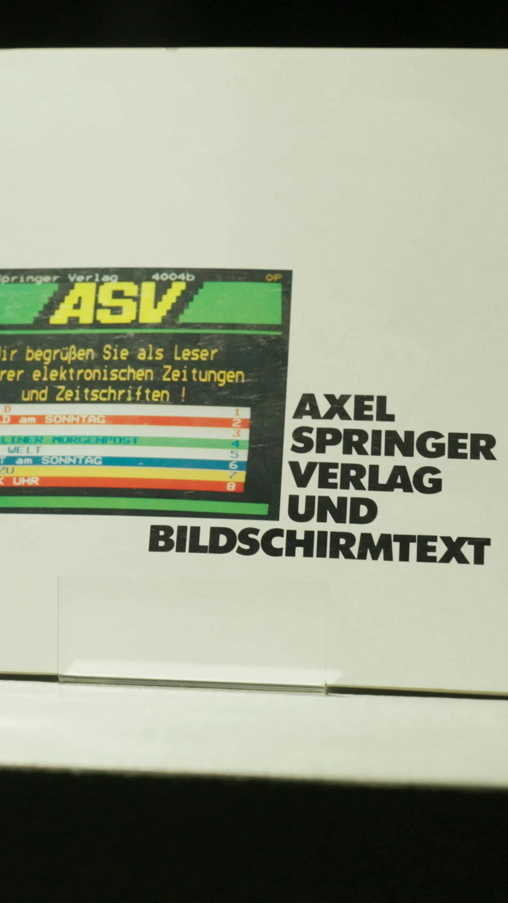 Die Bildschirmzeitung BTX